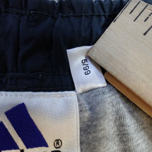 Adidas Mens Pants Large Blue Nylon Vintage Lined 1999 Drawstring - Picture 10 of 11